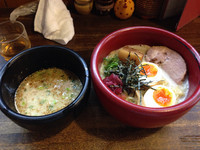 「つけ麺熱盛り(大盛り)700円+100円」@らぁめん 大子の写真
