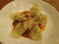 「ﾋﾟﾘｶﾗ水餃子 5個 470円」@名菜酒家 珍来の写真