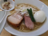 「【限定】Ｂ.Ｔ.Ｄ noodle＋味玉＋鴨の油めし」@煮干中華ソバ イチカワの写真