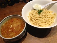 「【限定】味噌カレー熱盛つけ麺＋納豆、880円＋70円」@ラーメンアキラの写真