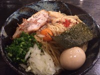 「ませそば400g（850円）味玉（100円）」@二代目 狼煙 ～心～の写真