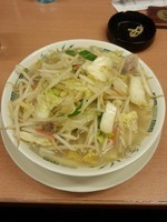 「野菜たっぷりタンメン」@熱烈中華食堂 日高屋 秋津店の写真