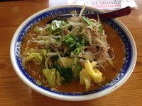 「特製みそらーめん（大盛り）735円＋105円」@野楽の写真