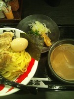 「から揚げつけ麺（味玉トッピング）」@中華蕎麦 一番舎の写真