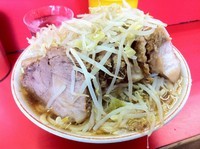 「ぶたダブル大ラーメン」@ラーメン二郎 三田本店の写真