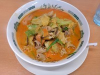 「モツ野菜ラーメン大盛り」@日高屋 小田急マルシェ登戸店の写真
