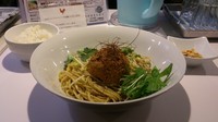 「汁なし担々麺+ごはん(平日ランチサービス)」@ささりんどうの写真