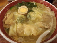 「三種盛りワンタンメン(820円)」@広州市場 五反田店の写真