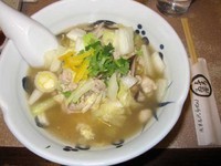 「冬野菜の鶏塩らーめん　800円」@与ろゐ屋の写真