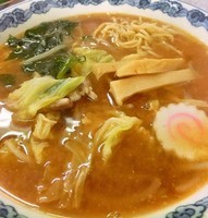 「みそラーメン(600円)」@松の食堂の写真