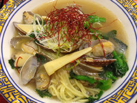 「あさりと菜の花の湯麺（期間限定）」@バーミヤン 新小岩店の写真