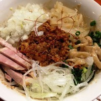 「【数量限定】担々まぜそば 白＋ごはん」@ラーメン ドラ猫の写真