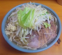 「大ブタダブル：1000円」@ラーメン二郎 新橋店の写真