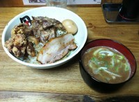 「ガッツリつけ麺 950円」@丹行味素 菊名店の写真