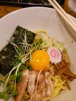 「油そば600円+餃子セット250円」@らあめん花月嵐 祐天寺駅前店の写真