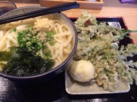 「かけうどん大【430円】」@讃岐うどん 源八の写真