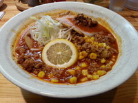 「激火山らーめん(並盛・150g・辛め)860円」@旭川らーめん かじべえの写真