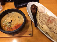 「名古屋つけ麺＋味付け玉子」@つけ麺 まぜ郎 ぎんや 砂田橋店の写真
