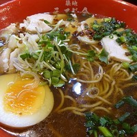 「ちゃーしゅー海老そば　880円」@海老そば専門店 築地 えび金の写真