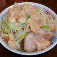 「ミニらーめん（600円）＋ニンニク・アブラ」@ラーメン二郎 めじろ台法政大学前店の写真