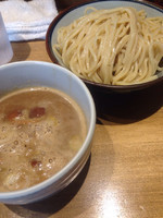 「濃厚煮干しつけ麺+大盛り」@鼈の写真