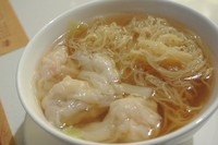 「海老ワンタンメン」@正斗麺粥専家 中環店の写真