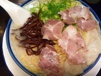 「Wワンタン麺」@博多ラーメン しばらく 西新店の写真