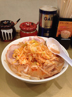 「みそ辛ネギラーメン」@超ごってり麺 ごっつ 秋葉原店の写真