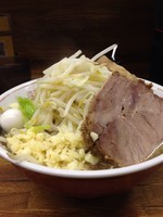 「ミニラーメン (ニンニク) 650円」@ラーメン二郎 新小金井街道店の写真