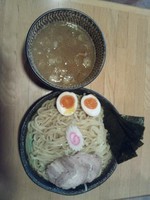 「特製つけそば(中盛)(あつもり)」@麺彩房 中野本店の写真