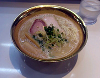 「鶏とろだく麺」@鶏湯ラーメン ばふ。の写真