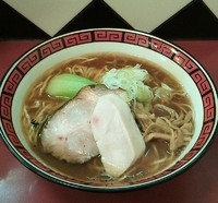 「中華そば（大盛）￥８００」@中華そば 華丸の写真