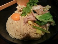 「【限定】春玉和え麺　（大盛り：サービス券）」@麺肴 ひづきの写真