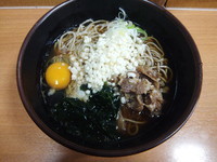 「肉玉そば480円」@高幡そば 明大前店の写真