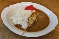 「牛すじカレー（辛口）\500」@喜多方食堂 浅草本店の写真
