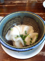 「もちもち水餃子5ヶ280円」@麺屋 川崎商店の写真