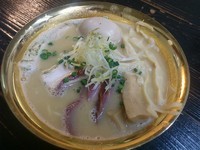 「鶏とろだく麺 極 ￥1000」@鶏湯ラーメン ばふ。の写真