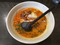 「ピリ辛味噌らーめん（中辛）：780円」@北海道らーめん奥原流 久楽 EQUiA北千住店の写真