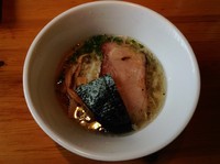 「和牛蕎麦(塩)700円」@麺や 虎ノ道の写真