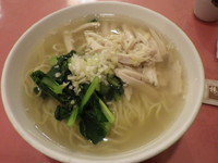 「鶏絲湯麺」@揚州飯店 本店の写真