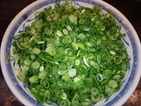 「汁なし担々麺大盛(550円)ネギ大盛(50円)ちょい辛め」@きさくの写真