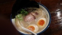「のりと半熟玉子（細麺普通）＋ちっちゃなごはん＋半餃子」@麺の坊 砦の写真