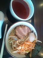 「辛味醤油つけ麺」@パンケ 成東店の写真