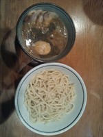 「肉玉つけ麺(並盛)(あつもり)」@月と鼈の写真