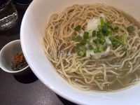 「限定　煮干と小麦　800円＋野郎和え玉　100円」@おおぜき中華そば店の写真