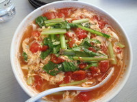 「トマトラーメン(780円)」@延吉香 御徒町店の写真