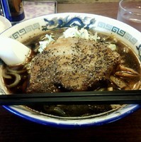 「中華そば」@富山ブラックラーメン だらんま 浅草店の写真