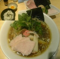 「特製蛤SOBA+卵かけごはん」@Ginza Noodles むぎとオリーブの写真