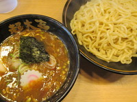 「つけめん（熱盛）　「800円」」@天然豚骨醤油 らーめん玉 超大吉 上野店の写真