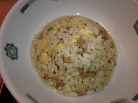 「モツ野菜半チャーハンセット(760円)他」@日高屋 西船橋北口店の写真